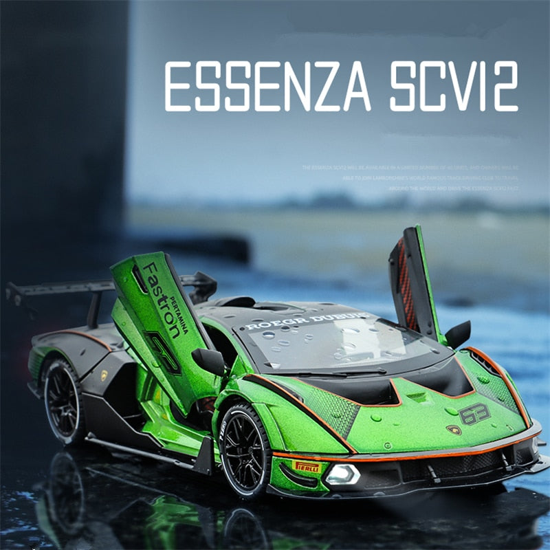 Diecast 1:24 Alloy Model Car Simulation Essenza SVC12 Racing